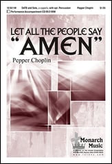 Let All the People Say amen SATB choral sheet music cover